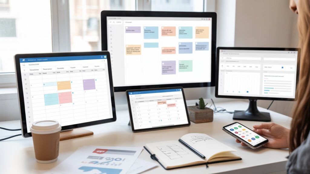 image of working with Project Management Tools 