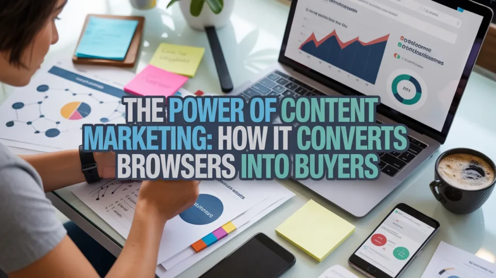 Monthly content marketing report showing improved search engine rankings